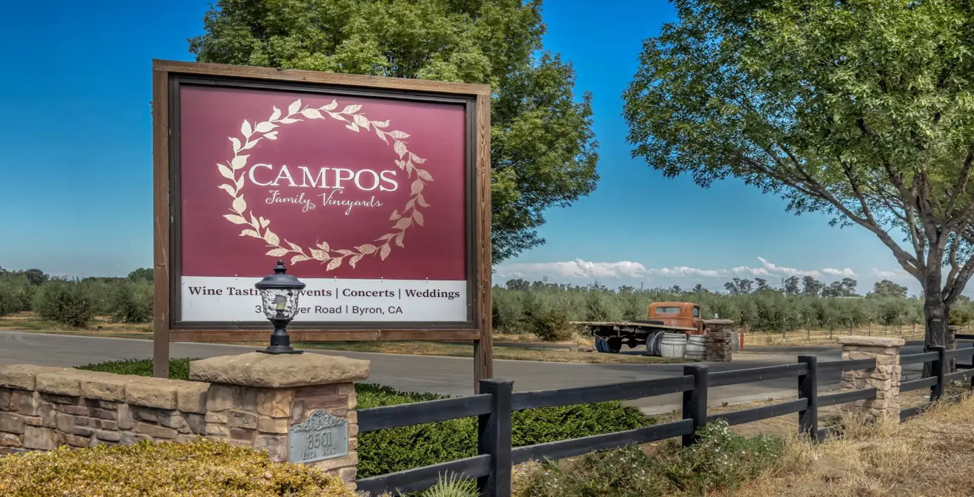 Campos Family Vineyards in nearby Byron, California